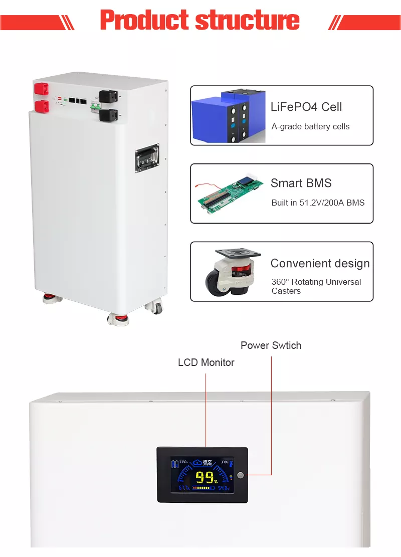 51.2V 314Ah LiFePO4 Battery Pack